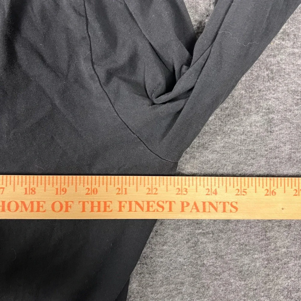 Polo Ralph Lauren Hooded T-Shirt Mens Large Black Long Sleeve Pony Logo